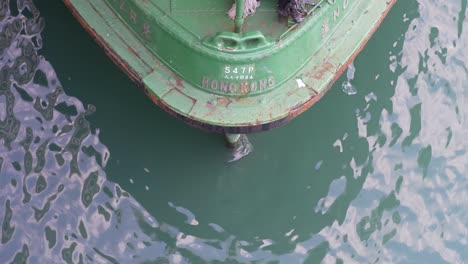 Star-Passenger-vessel-docked-at-Wan-Chai-Ferry-stop-in-the-city-of-Hong-Kong