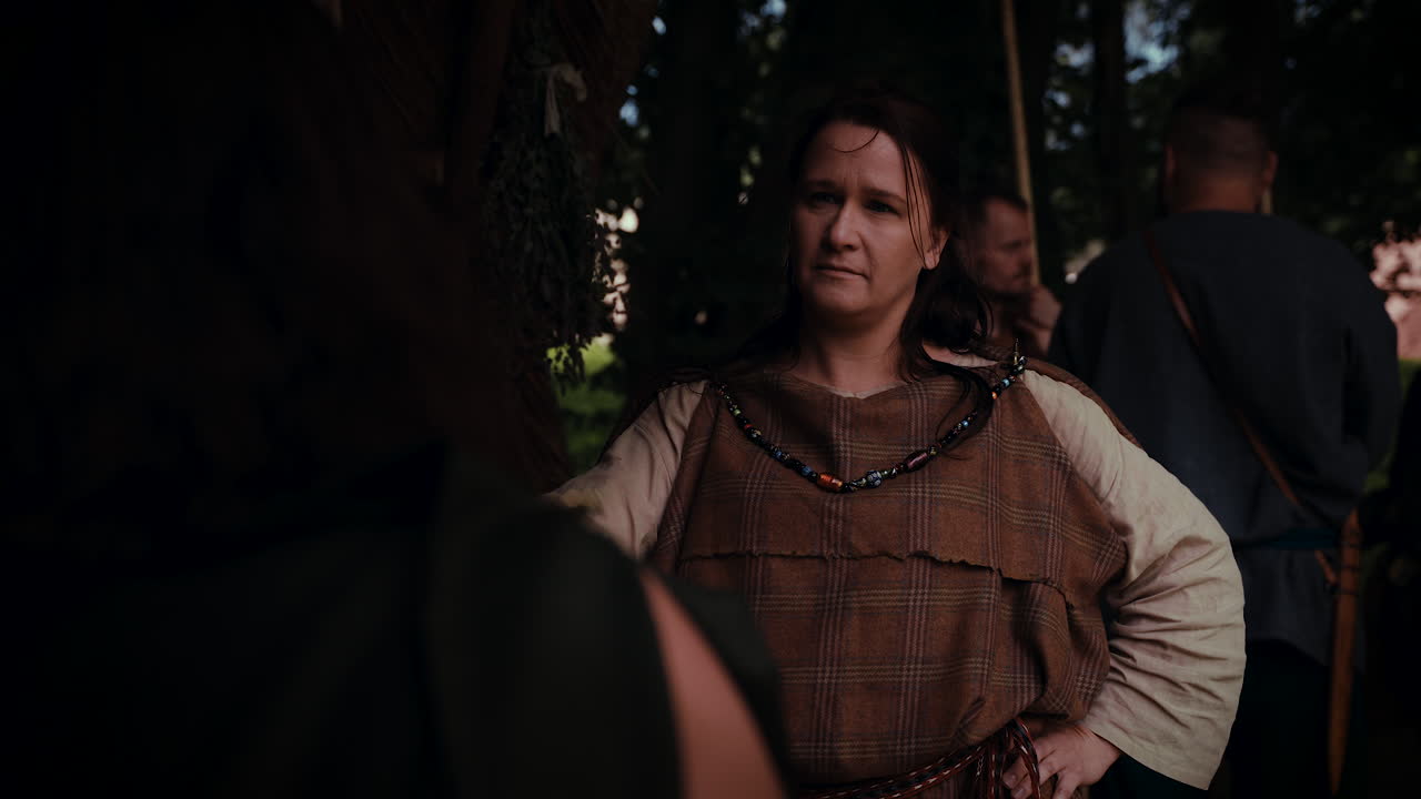 Medieval Woman in Conversation