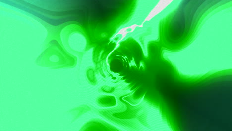 abstract green vortex