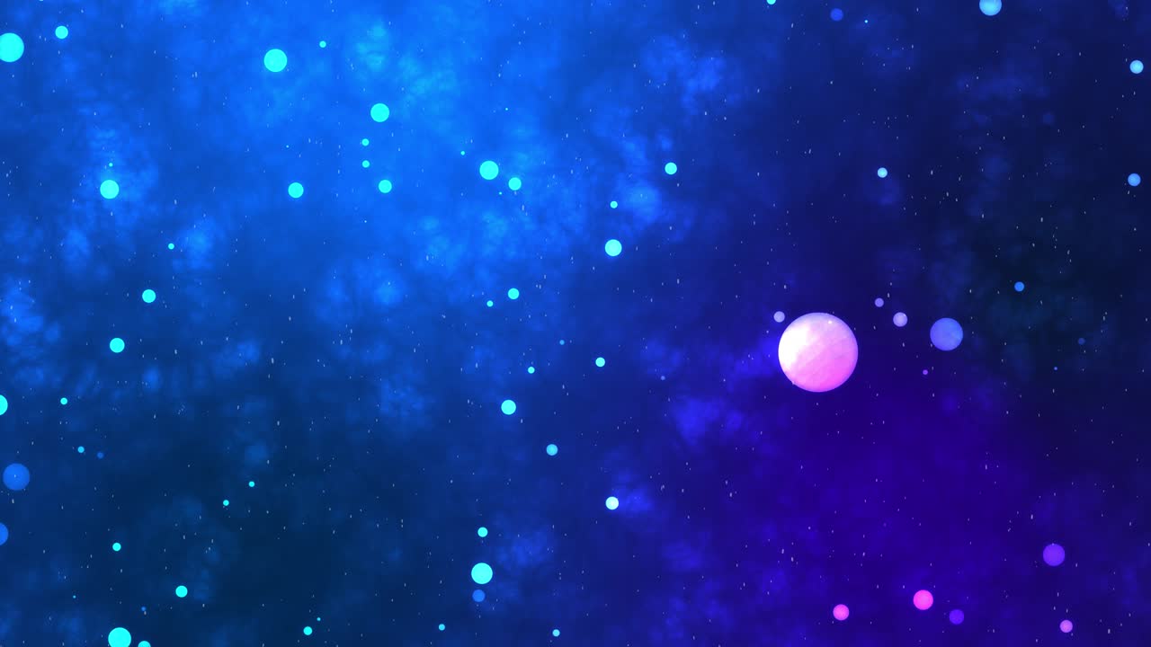 떠다니는 폴카 점 입자 애니메이션 모션 그래픽