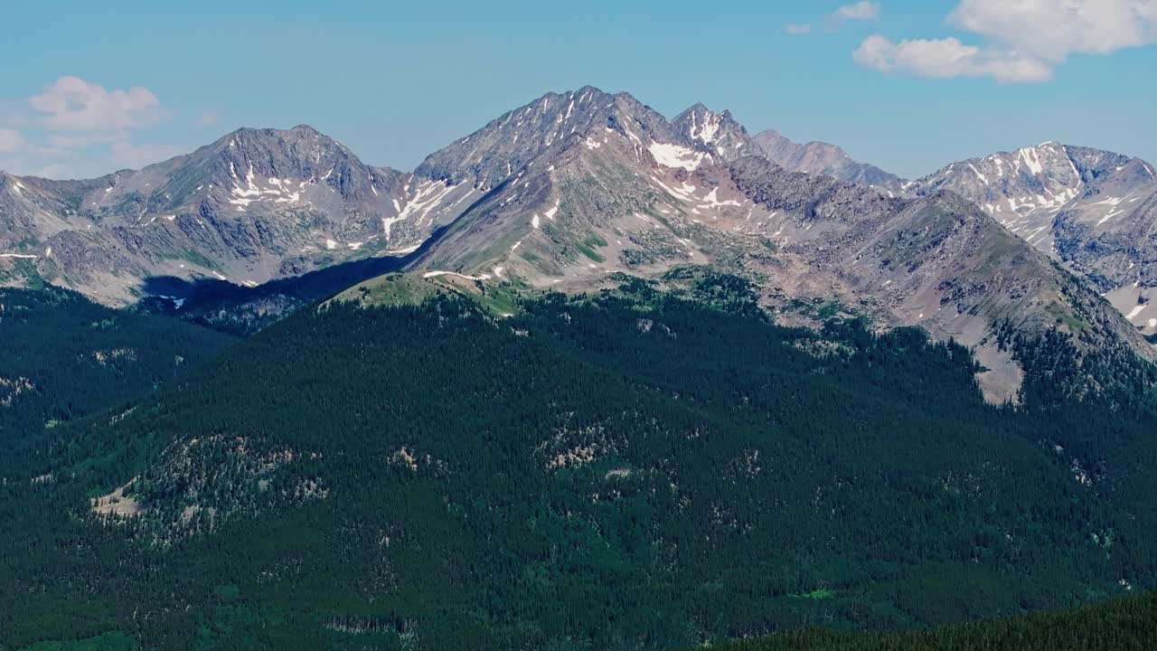 미국 콜로라도 주 볼더 근처의 코튼우드 패스에서 볼 수 있는 로키 마운틴 (rocky mountains)