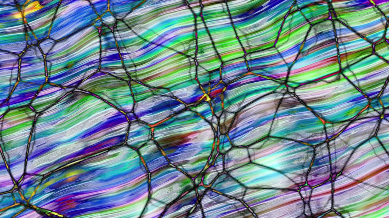 추상적인 다채로운 애니메이션 다채로운 액체 배경