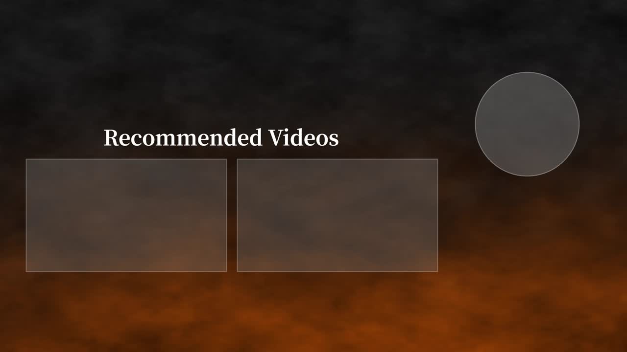 스모크 cg 엔드 카드 엔딩 스크린 모션 그래픽