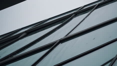 modern building facade with geometric windows
