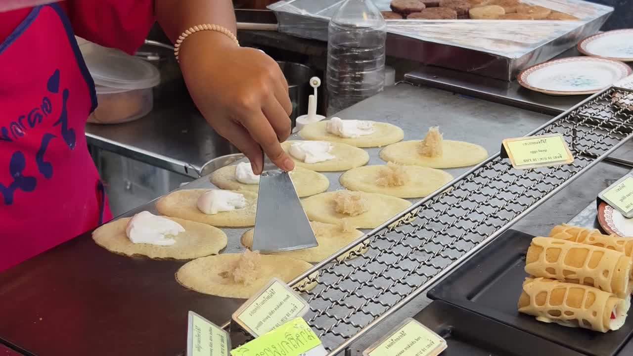 태국 거리 음식 준비