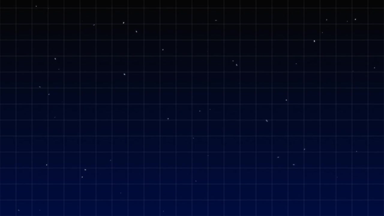 Abstract Digital Grid Background with Floating Particles