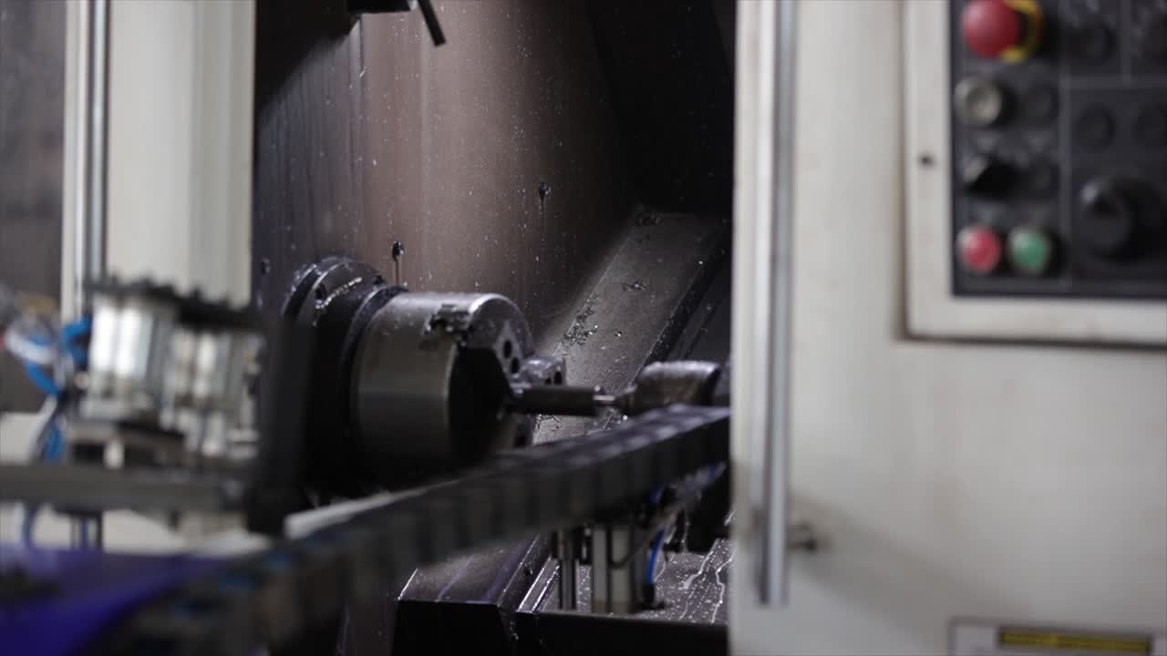 CNC Machining Process in a Modern Factory