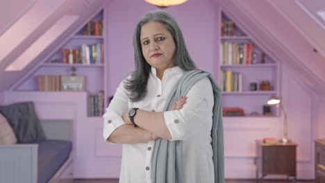 Portrait-of-Confident-Indian-mother-standing-crossed-hands