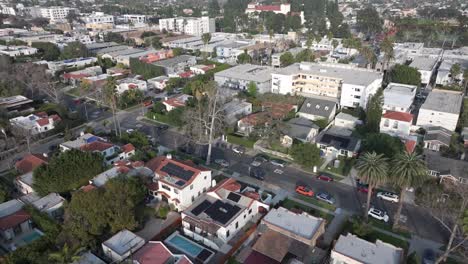 fairfax district neighborhood in central region of los angeles, california