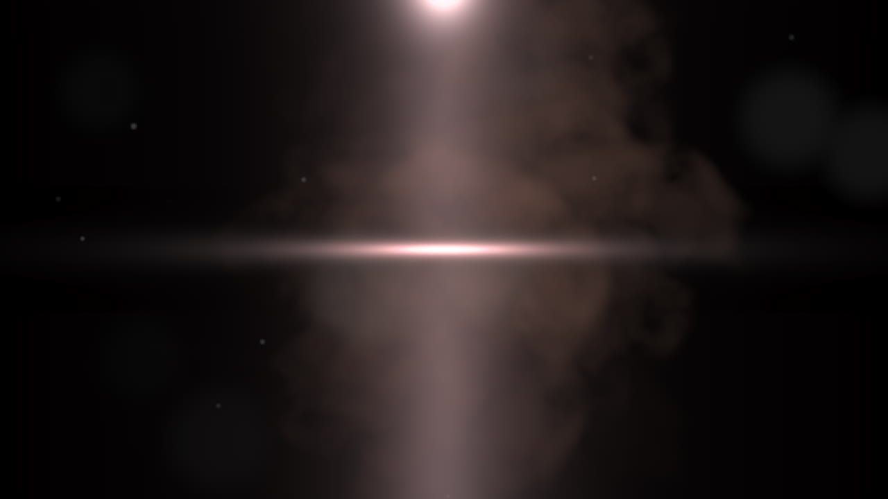 la cruz radiante ilumina el espacio oscuro