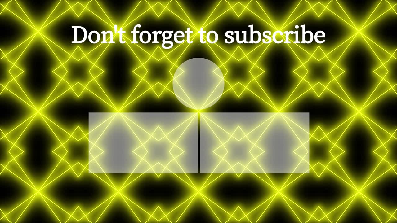 기하학적 패턴 검은 배경 엔드 카드 모션 그래픽