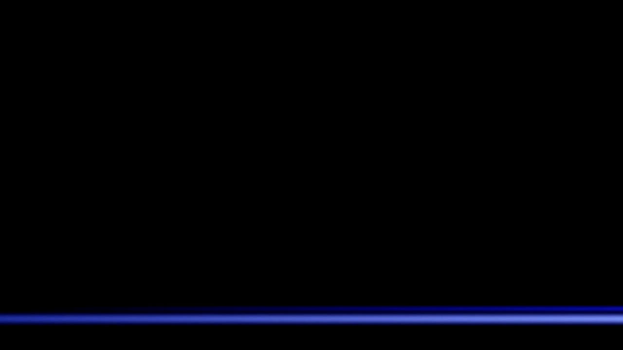Bright Blue Lens Flare and Light Streaks on Black Background