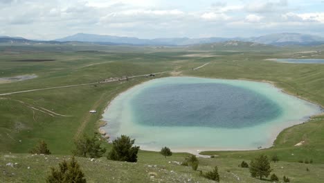 marvellous vrazje jezero or devils lake in durmitor national park, zabljak, montenegro. panoramic