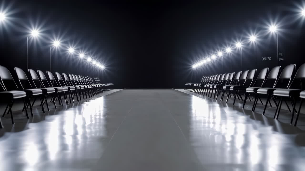Empty Fashion Runway