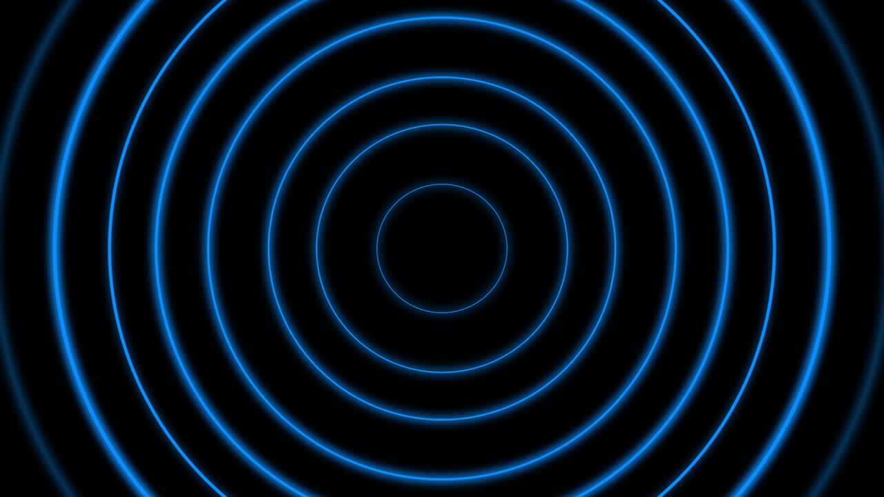 Wave diffusion searching process in futuristic interface bright connection signal animation target