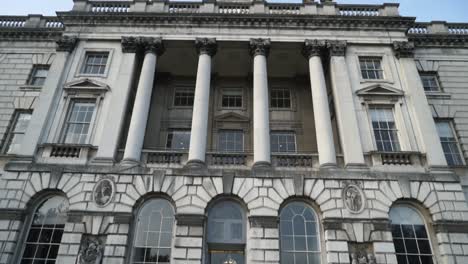 exterior of a historical government building in london