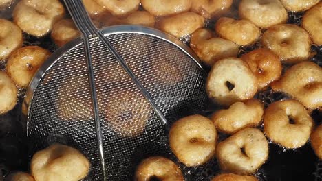 rosquillas de lokma turcas fritas