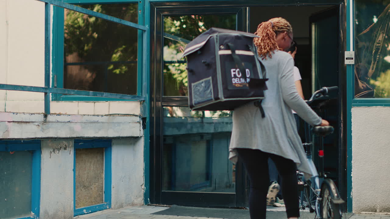 Images of Food Delivery with People