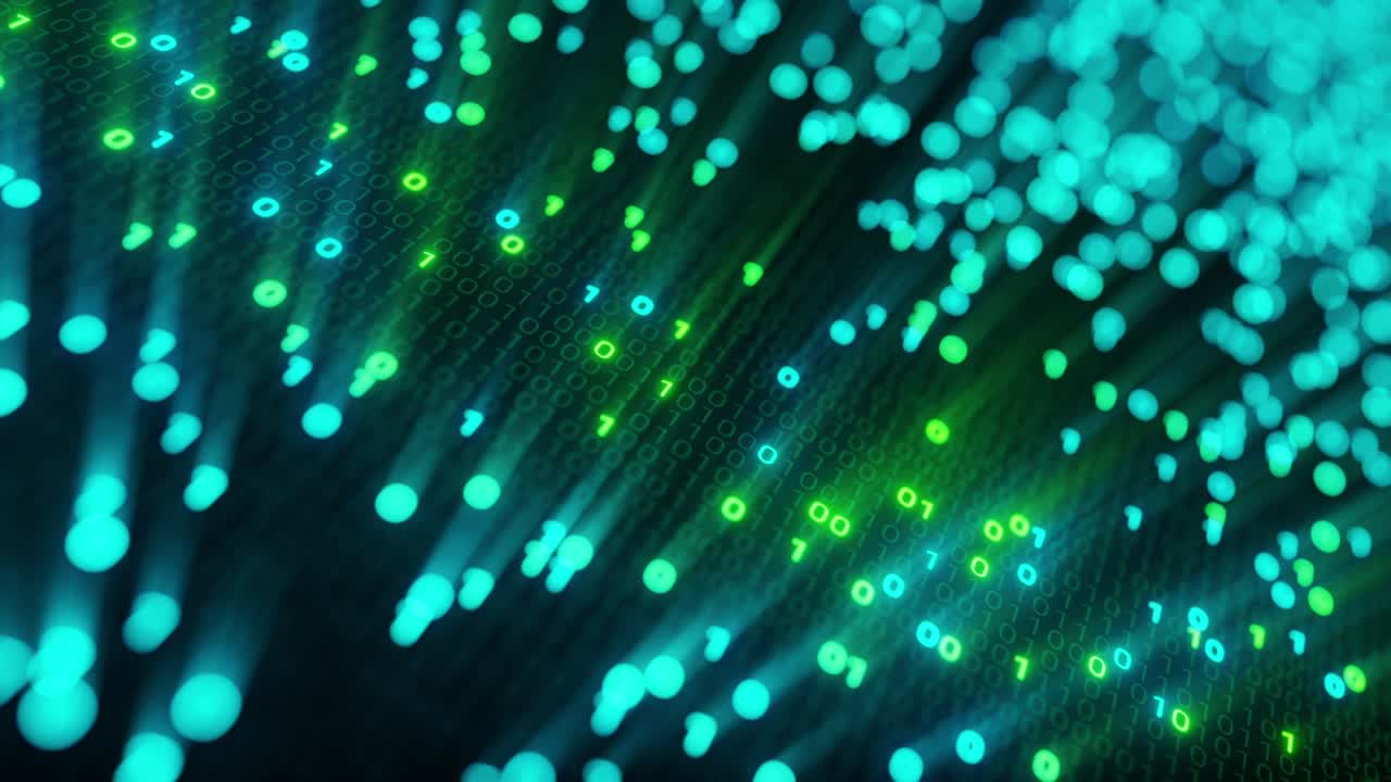 Futuristic data stream, Digital flow. Dynamic pattern with power rays and light.Data transferring. Information concept. Technology background.
