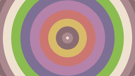 fondo geométrico simple con círculos multicolores. gráficos de movimiento de paleta de colores de moda