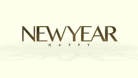 Elegance-style-Happy-New-Year-text-on-white-gradient