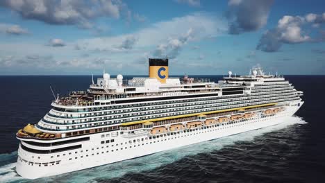 costa diadema cruise ship at sea