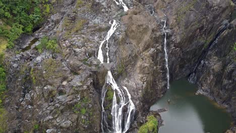 Atemberaubende-Landschaft-Der-Barron-Falls-Im-Barron-Gorge-National-Park,-Queensland,-Australien