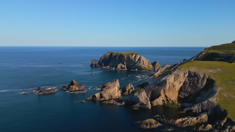 an port cliffs cinematic 4k drone footage co.donegal - ireland 12
