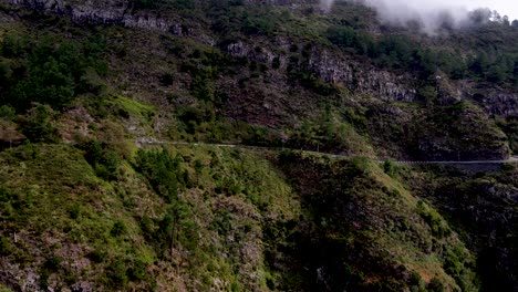 Siga-Las-Carreteras-En-Forma-De-Cinta-De-Madeira-Que-Serpentean-A-Través-De-Densos-Bosques-Y-Pueblos-Pintorescos,-Tejiendo-Un-Tapiz-De-Exploración-Y-Aventura.