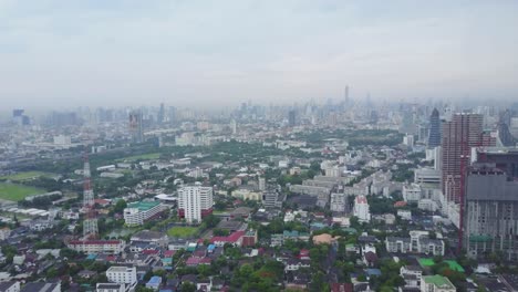 vista aérea del paisaje urbano de bangkok