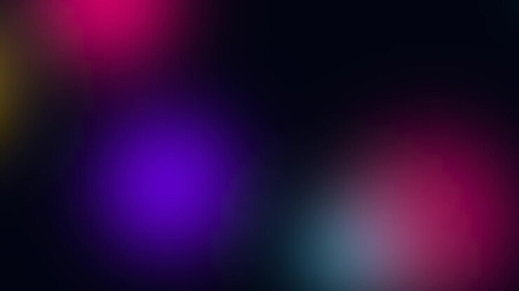 Abstract Background with Soft Glowing Colorful Bokeh Lights