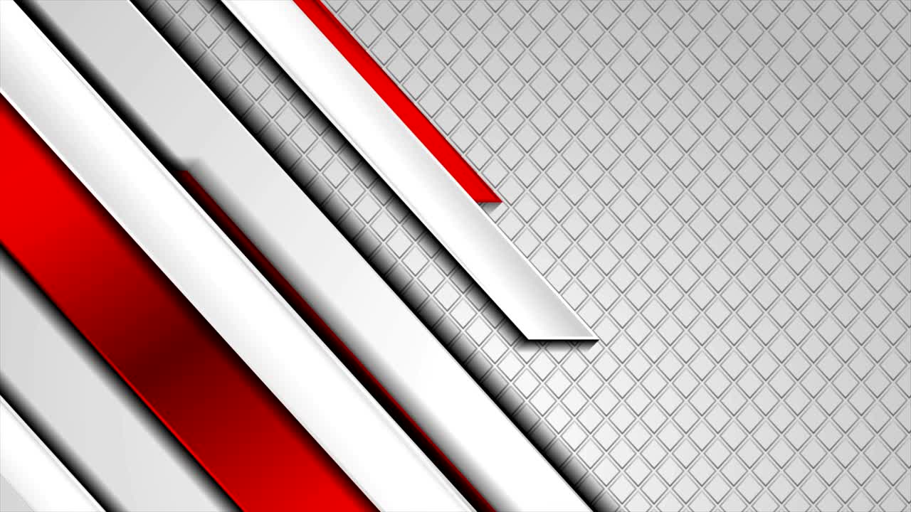 fondo de movimiento tecnológico abstracto rojo y gris con rayas brillantes