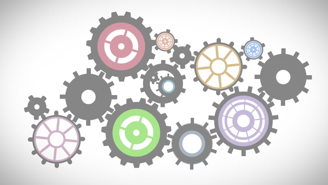 Cogs and wheels turning