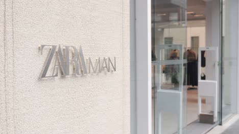 zara man store front