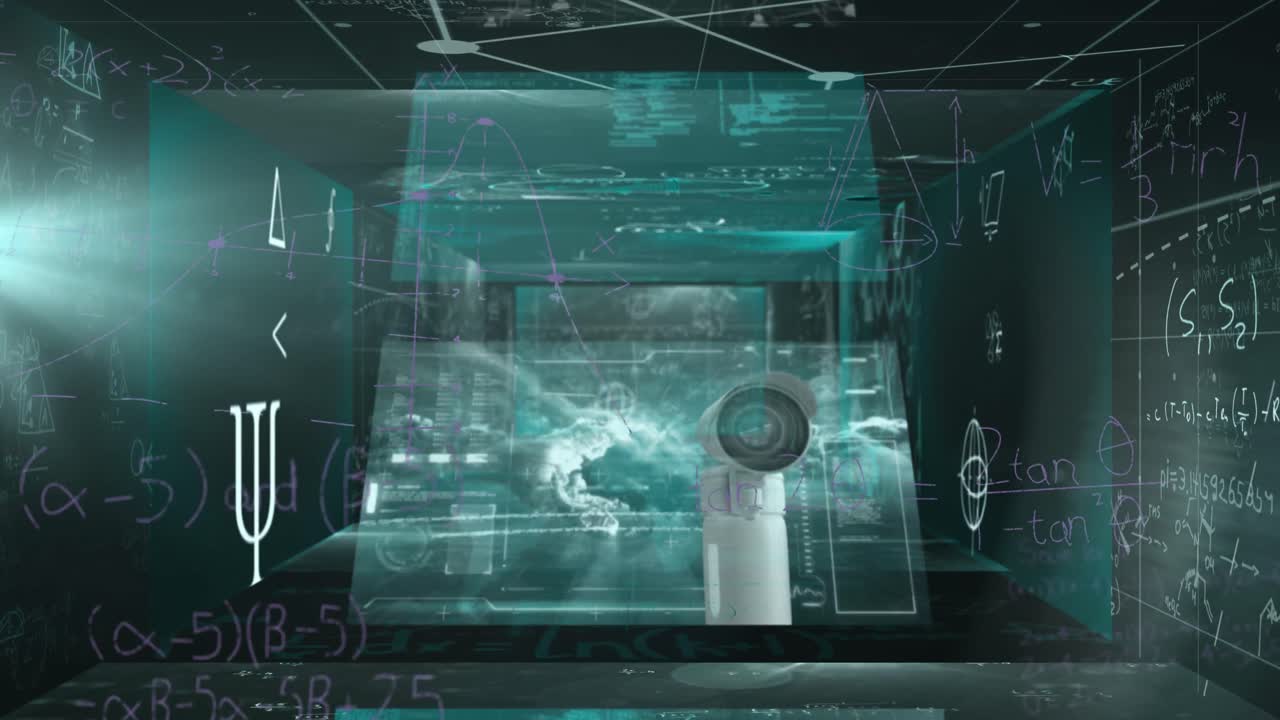 화면을 통해 연결 및 데이터 처리의 애니메이션