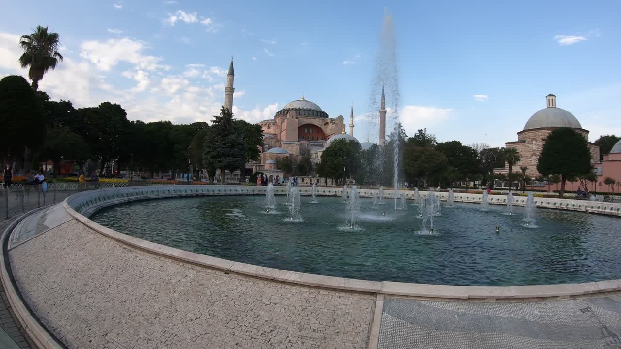 mezquita hagia sophia, templo histórico en el centro de estambul