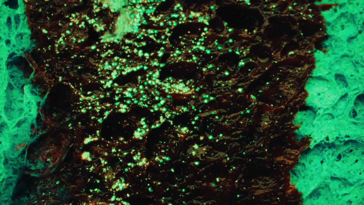 Abstract Close-Up of Textured Surface with Glitter