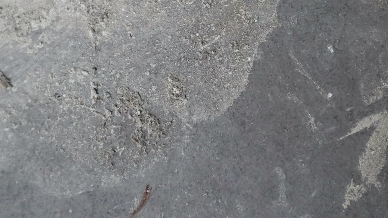 동작을 멈추는 애니메이션 콘크리트 텍스처 배경 또는 오래된 영화 효과에 유용한 불투명 도구 또는 루마 매트를 사용하여