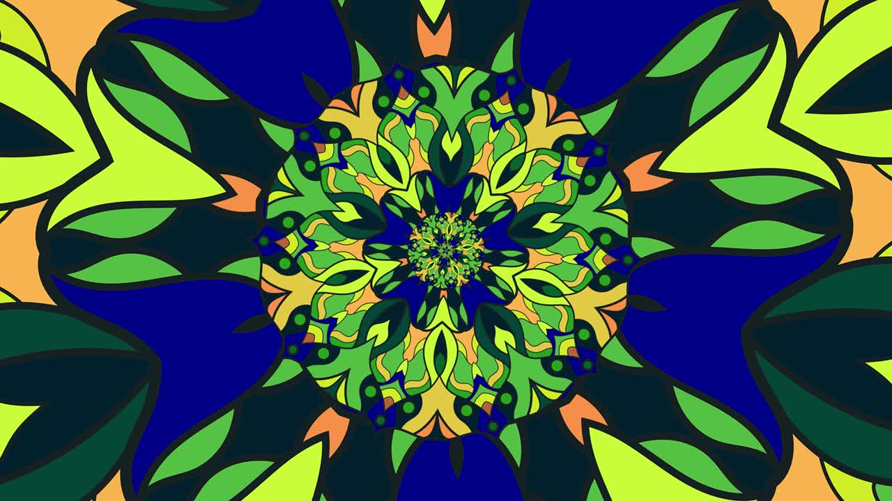 fondo animado en bucle de 4k que crea un efecto de zoom infinito