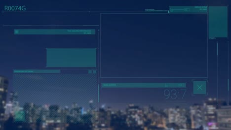 Animation-of-financial-data-processing-over-cityscape