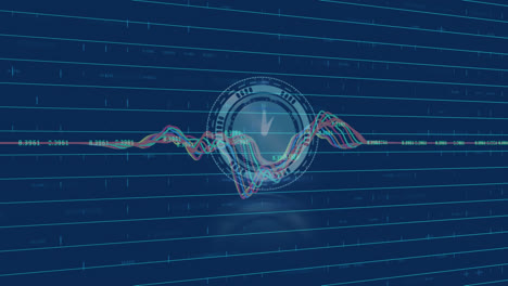 Animation-of-data-processing-over-clock