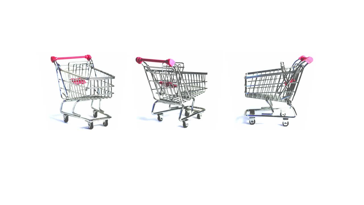 carrito giratorio de supermercado, sitio web de comercio electrónico carrito de compras giratorio