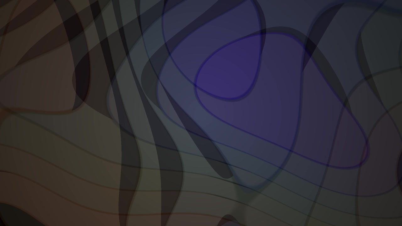 Abstract Motion Background with Layered Organic Shapes
