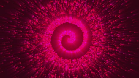 gold glittering star dust spiral of trail particles magic red flying particles. stock video