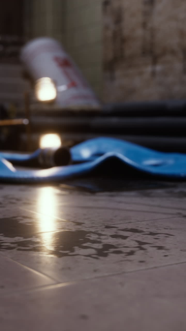 지하실의 물 피해