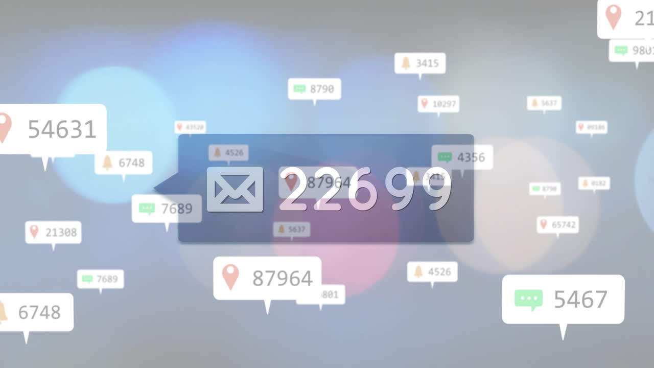 번호의 애니메이션과 배너에 대한 텍스트 데이터 처리