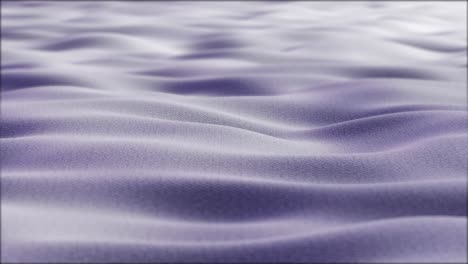 Close up. Slow motion. Looped 3d animation of dynamic cloth. Wavy silk cloth fluttering in the wind. Knitted texture fabric. Purple fabric stock footage. 4K Ultra HD video.