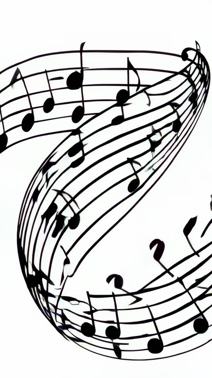 Abstract Music Notes