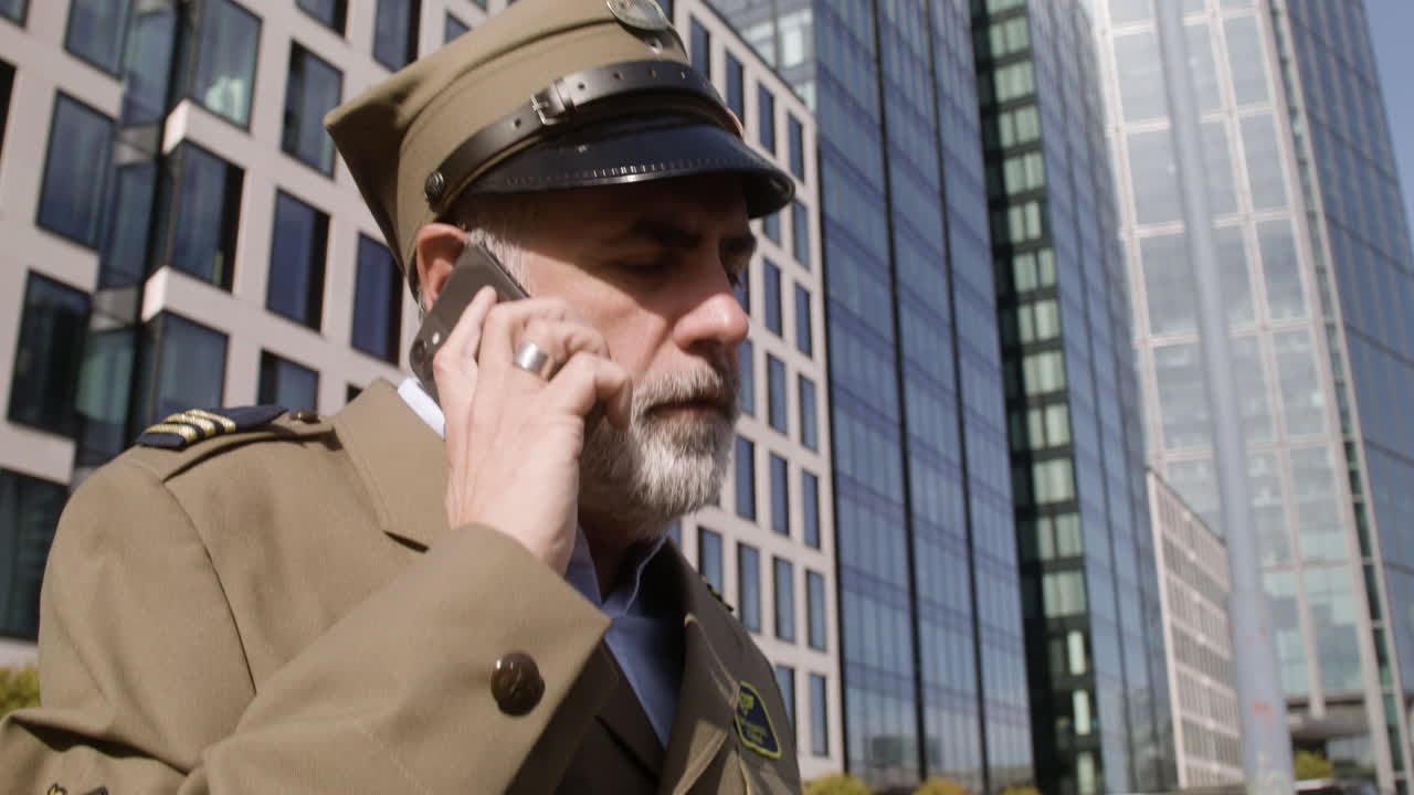 야외에서 는 남자