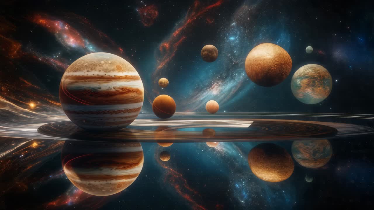 paisaje planetario cósmico